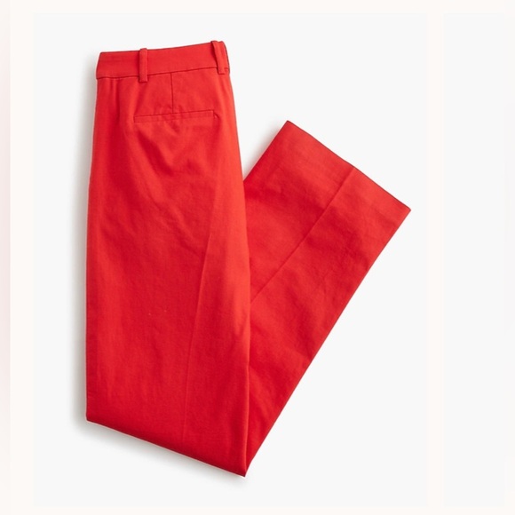 NWT J. Crew orange Wide Leg Linen blend trousers - Picture 5 of 8